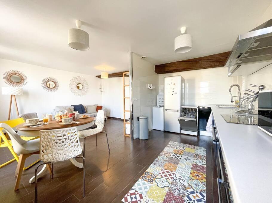 Le St Laurent - Ma Cabotte Apartment ชาลง-ซูร์-ซอน ภายนอก รูปภาพ